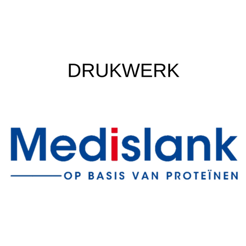 Plastictassen met Medislank logo (50 stuks)