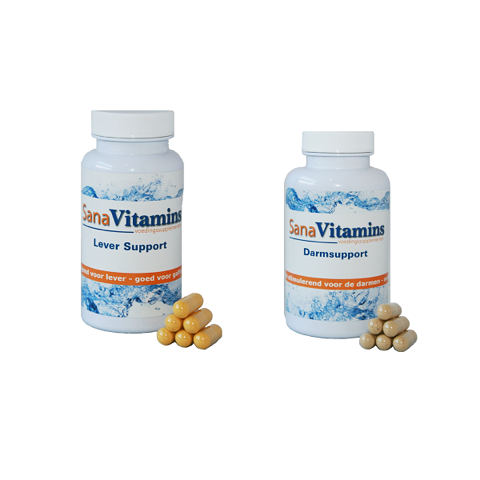 SanaVitamins Detoxkuur: Lever Support + Darm Support