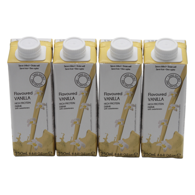 Pakje koude drank met vanillesmaak (4 pakjes)