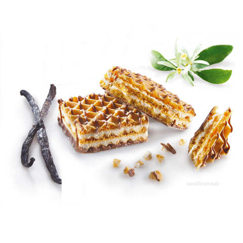 XXL Wafels met vanillesmaak (20 verpakkingen)